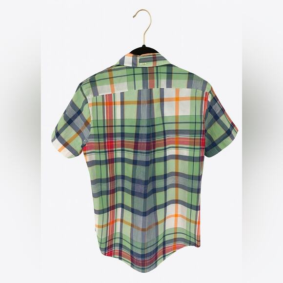 Ralph Lauren Custom Fit Short Sleeve Madras Plaid Shirt – Size S – New with Tags - Picture 6 of 6